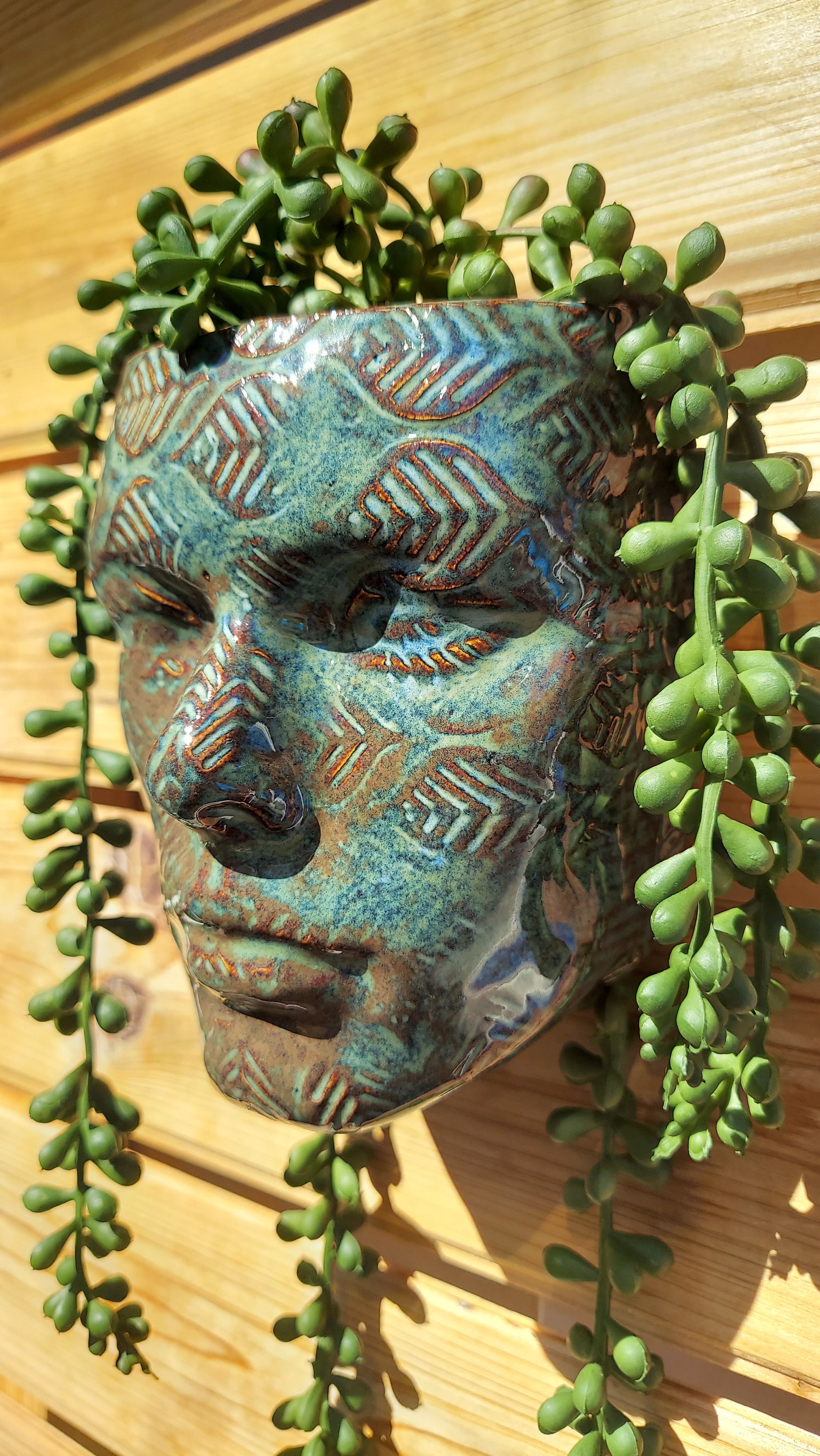 Face Wall Planters